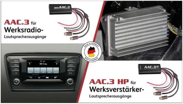 Helix AAC.3 HP high power für Werksverstärker High-Low-Level-Adapter Hochpegeladapter Konverter AAC3.HP